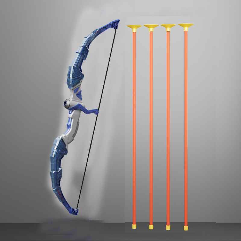 Blue bow with four arrows